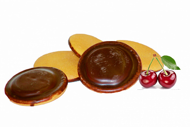 печенье Три Чуда бисквитное с начинкой ВИШНЯ "КиКо" 1,2кг