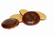 печенье Три Чуда бисквитное с начинкой КАРАМЕЛЬНОЕ СУФЛЕ "КиКо"  1,1кг***