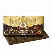 шоколад Бабаевский горький 0,100*12=1,2кг  (4 бл.)   ШОУ-БОКС