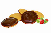 печенье Три Чуда бисквитное с начинкой КЛУБНИКА "КиКо"  1,2кг