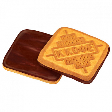 печенье КР к кофе топленое молоко глаз. 5кг  ****   Г01