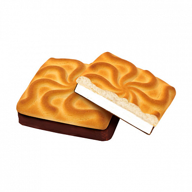 печенье КР зефирное глазированное 2,1кг  ****     К02